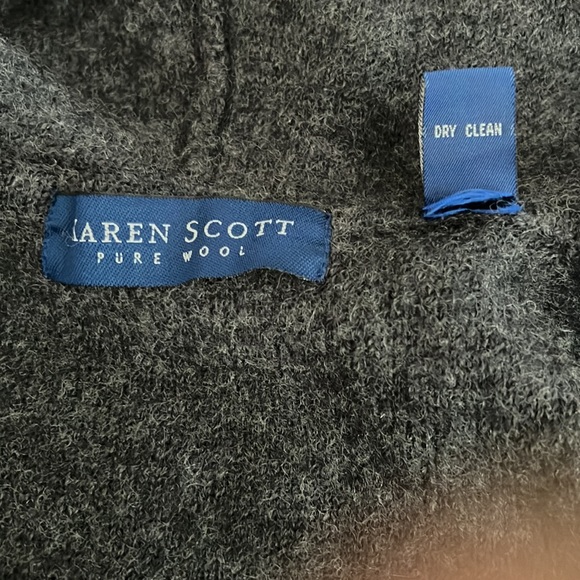 Karen Scott Pure Wool Hooded Sweater - Picture 6 of 6